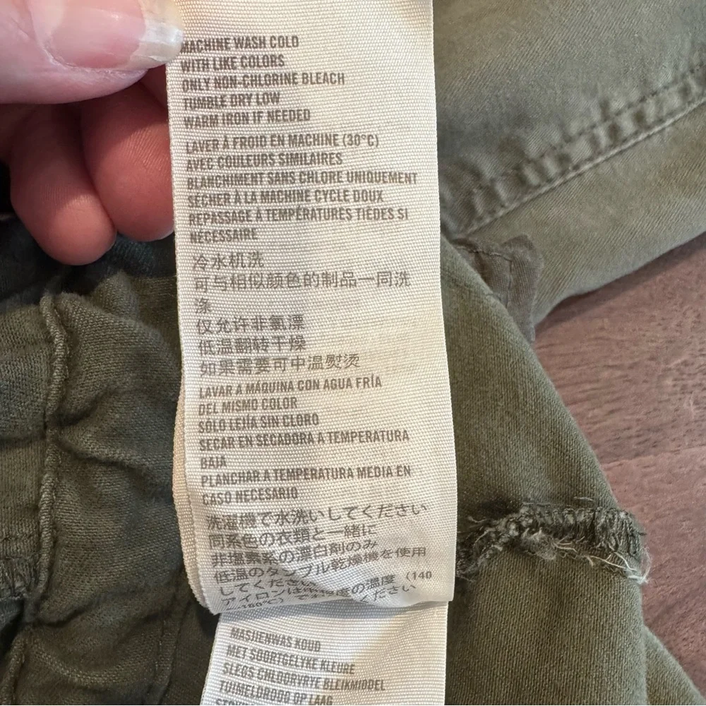 Hollister Women's Utility Jacket in Olive, Size‎ Medium Y2K